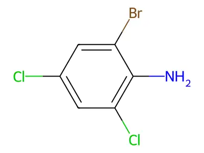 2-Bromo-4,6-dichloroaniline structure