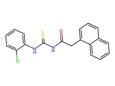 N-[(2-chlorophenyl)carbamothioyl]-2-naphthalen-1-ylacetamide structure