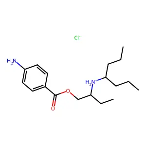 2-(Nonan-2-ylamino)ethyl 4-aminobenzoate structure