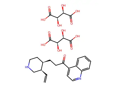 Cinchotoxine, bitartrate structure