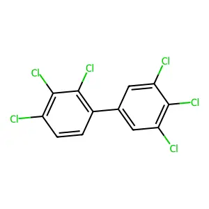 2,3,3',4,4',5'-Hexachlorobiphenyl structure