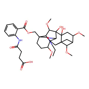 Puberaconitine structure