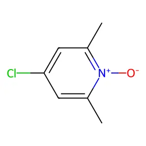 4-Chloro-2,6-dimethylpyridine 1-oxide structure