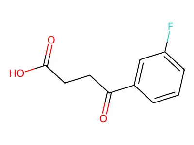 4-(3-Fluorophenyl)-4-oxobutanoic acid structure
