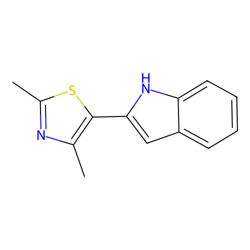5-(1h-Indol-2-yl)-2,4-dimethylthiazole structure