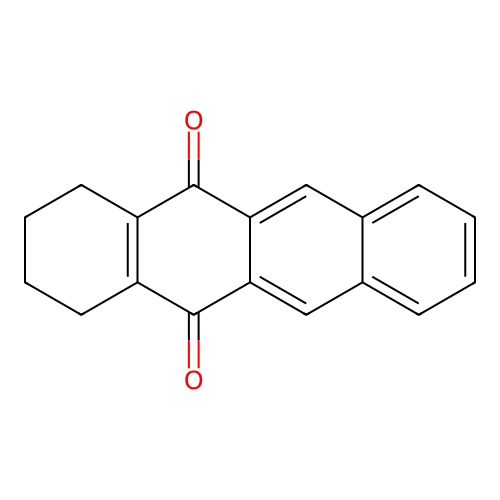 5,12-Naphthacenedione, 1,2,3,4-tetrahydro- structure