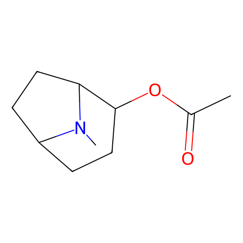 (8-Methyl-8-azabicyclo[3.2.1]octan-2-yl) acetate structure