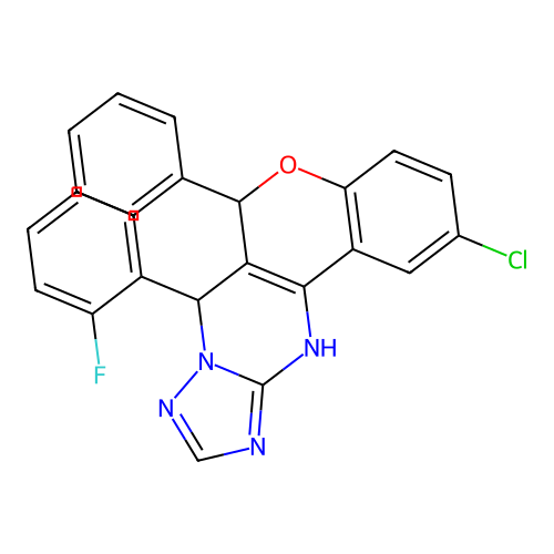 C24H16ClFN4O structure