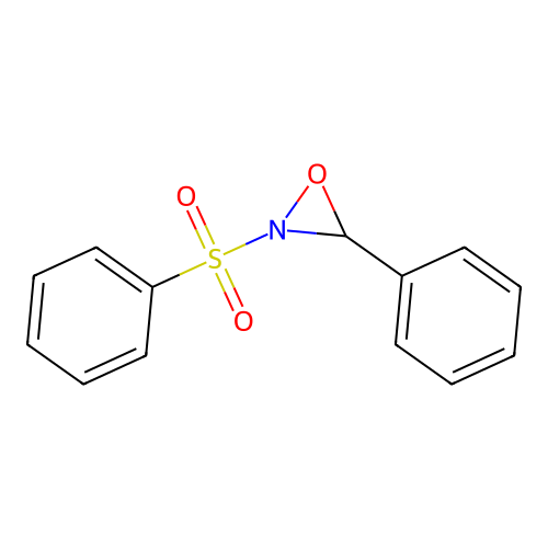 2-(Benzenesulfonyl)-3-phenyloxaziridine structure