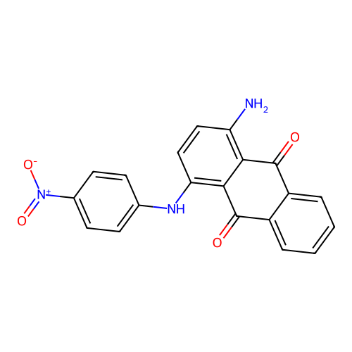 4-Amino-1-[(4-nitrophenyl)amino]anthracene-9,10-dione structure