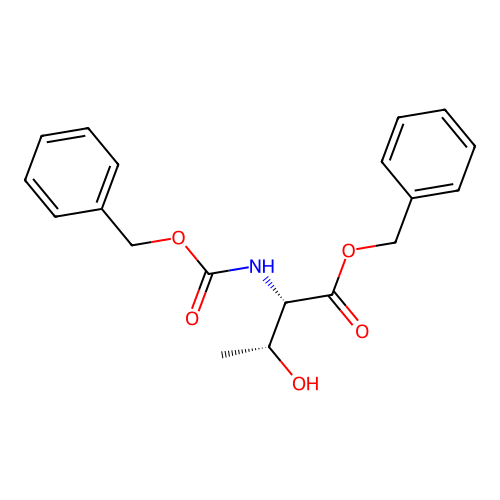 N-[(Phenylmethoxy)carbonyl]-L-threonine phenylmethyl ester structure
