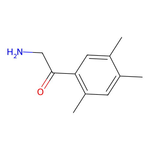 2-Amino-1-(2,4,5-trimethylphenyl)ethanone structure