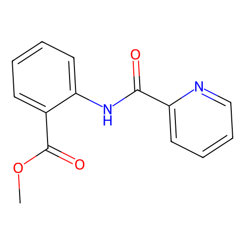 Methyl 2-[(2-pyridinylcarbonyl)amino]benzoate structure