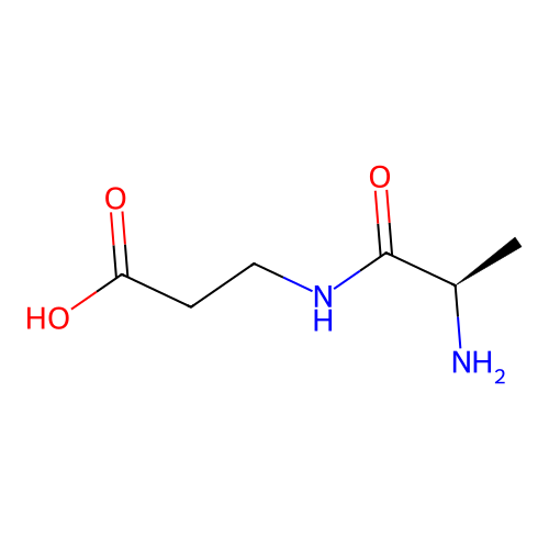 (R)-3-(2-aminopropanamido)propanoic acid structure