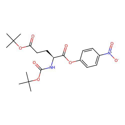 Boc-glu(otbu)-onp structure