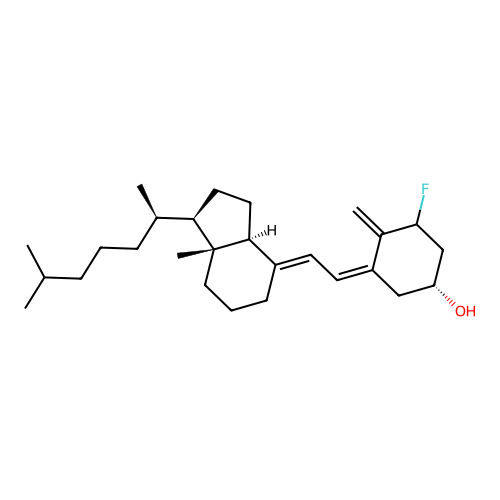 1-Fluorovitamin D3 structure