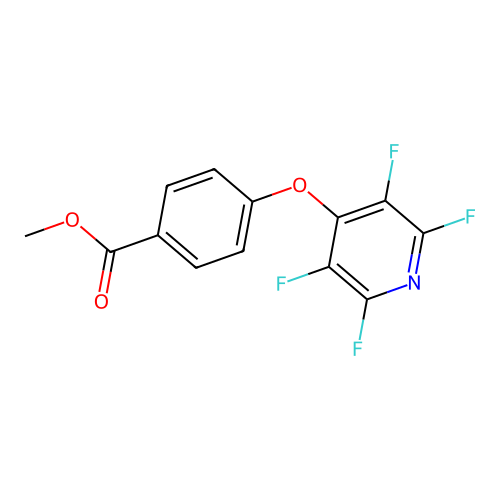 Methyl 4-[(2,3,5,6-tetrafluoropyridin-4-yl)oxy]benzoate structure
