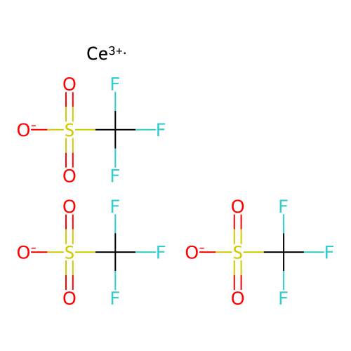 Cerium(III) Trifluoromethanesulfonate structure