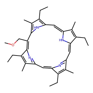 meso-Methoxymethyletioporphyrin-1 structure