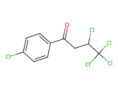 3,4,4,4-Tetrachloro-1-(4-chlorophenyl)butan-1-one structure