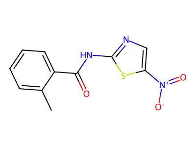 2-methyl-N-(5-nitro-1,3-thiazol-2-yl)benzamide structure