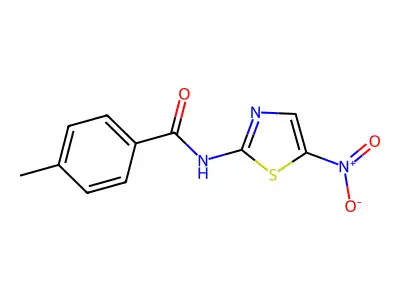 4-methyl-N-(5-nitro-1,3-thiazol-2-yl)benzamide structure