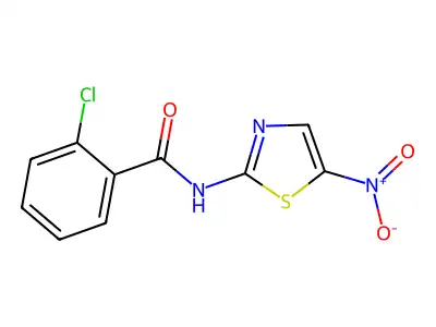 2-chloro-N-(5-nitro-1,3-thiazol-2-yl)benzamide structure