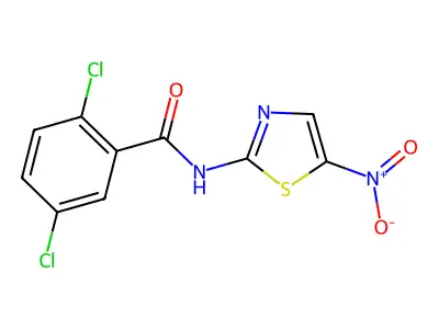 2,5-dichloro-N-(5-nitro-1,3-thiazol-2-yl)benzamide structure