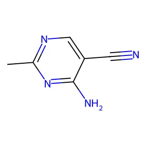 4-氨基-2-甲基嘧啶-5-甲腈 structure