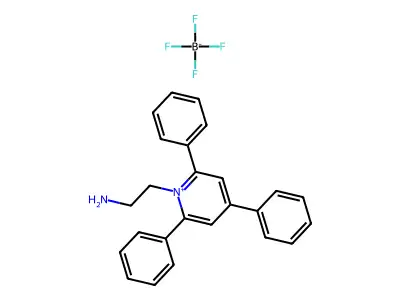 2-(2,4,6-Triphenylpyridin-1-ium-1-yl)ethanamine structure
