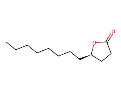 (3R)-3-octyloxolan-2-one structure