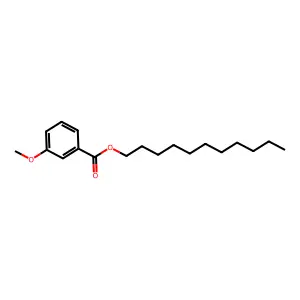 Benzoic acid, 3-methoxy-, undecyl ester structure