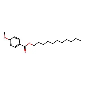 p-Anisic acid, undecyl ester structure
