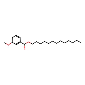 m-Methoxybenzoic acid, tridecyl ester structure