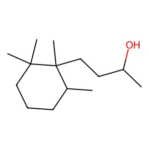 Cyclohexanepropanol, alpha,2,2,6-tetramethyl-, monomethyl deriv. structure