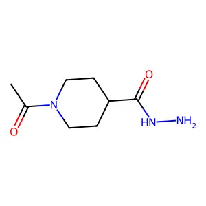 1-Acetylpiperidine-4-carbohydrazide structure