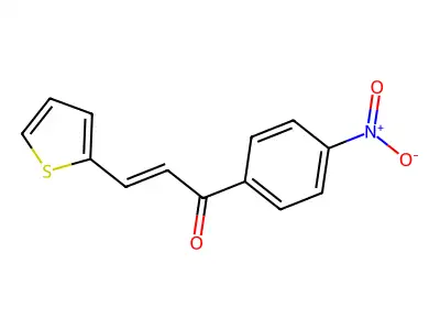 1-(4-Nitrophenyl)-3-(2-thienyl)-2-propen-1-one structure