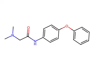 2-(dimethylamino)-N-(4-phenoxyphenyl)acetamide structure