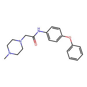 2-(4-methylpiperazin-1-yl)-N-(4-phenoxyphenyl)acetamide structure