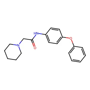 N-(4-Phenoxyphenyl)-2-(piperidin-1-yl)acetamide structure