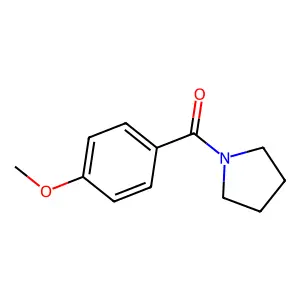 Pyrrolidine, 1-(4-methoxybenzoyl)- structure