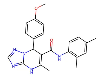 N-(2,4-dimethylphenyl)-7-(4-methoxyphenyl)-5-methyl-4,7-dihydro[1,2,4]triazolo[1,5-a]pyrimidine-6-carboxamide structure