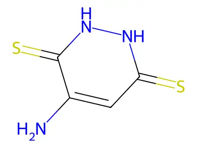 4-Amino-1,2-dihydropyridazine-3,6-dithione structure