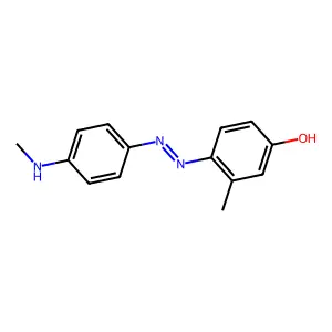 (4Z)-3-Methyl-4-((4-methylaminophenyl)hydrazinylidene)cyclohexa-2,5-dien-1-one structure