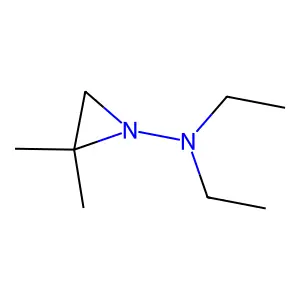 N,N-Diethyl-2,2-dimethyl-1-aziridinamine structure