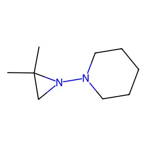 Piperidine, 1-(2,2-dimethyl-1-aziridinyl)- structure