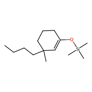 Cyclohexene, 3-butyl-3-methyl-1-trimethylsilyloxy- structure