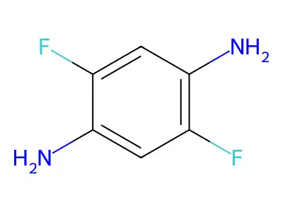 2,5-Difluoro-1,4-benzenediamine structure