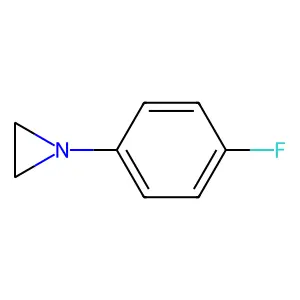 4-Fluorophenylaziridine structure