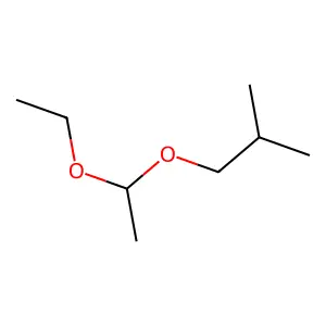 Acetaldehyde ethyl isobutyl acetal structure